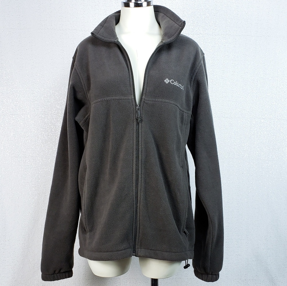 Columbia Gray Zipper Jacket sz Small - Picture 1 of 8